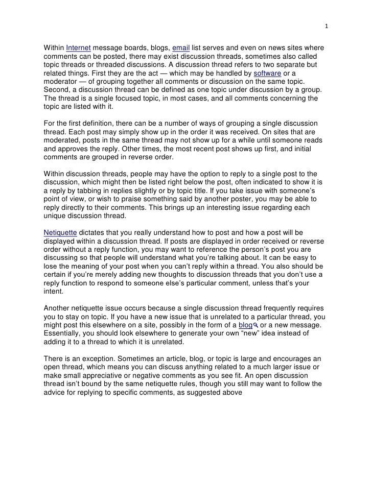 Within Message Boards