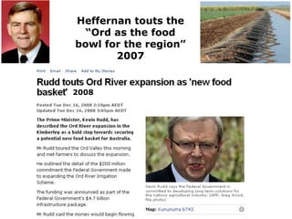 Heffernan touts the
  “Ord as the food
bowl for the region”
       2007


2008
 