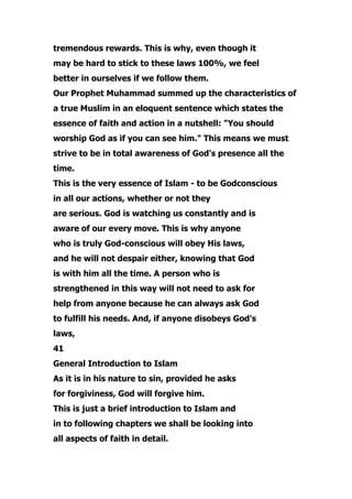General Introduction to Islam | PDF