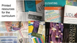 Printed
resources
for the
curriculum
 