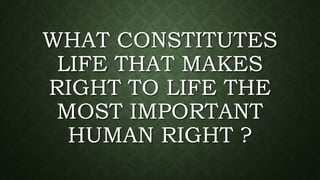 Life Without Varation Example Photo Without life, | PPT