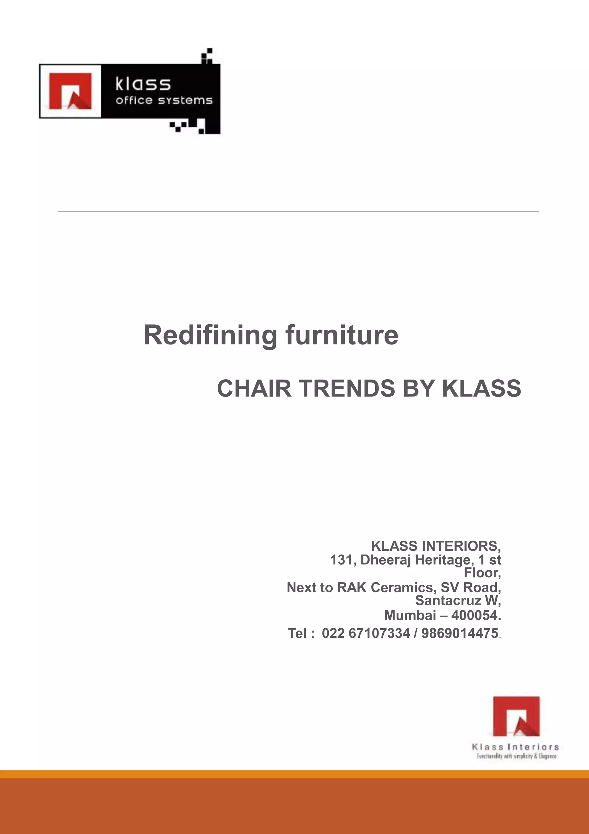 comprehensive chair catalogue 2018 19 klass office systems(1) PPTX