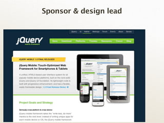 Sponsor & design lead
 