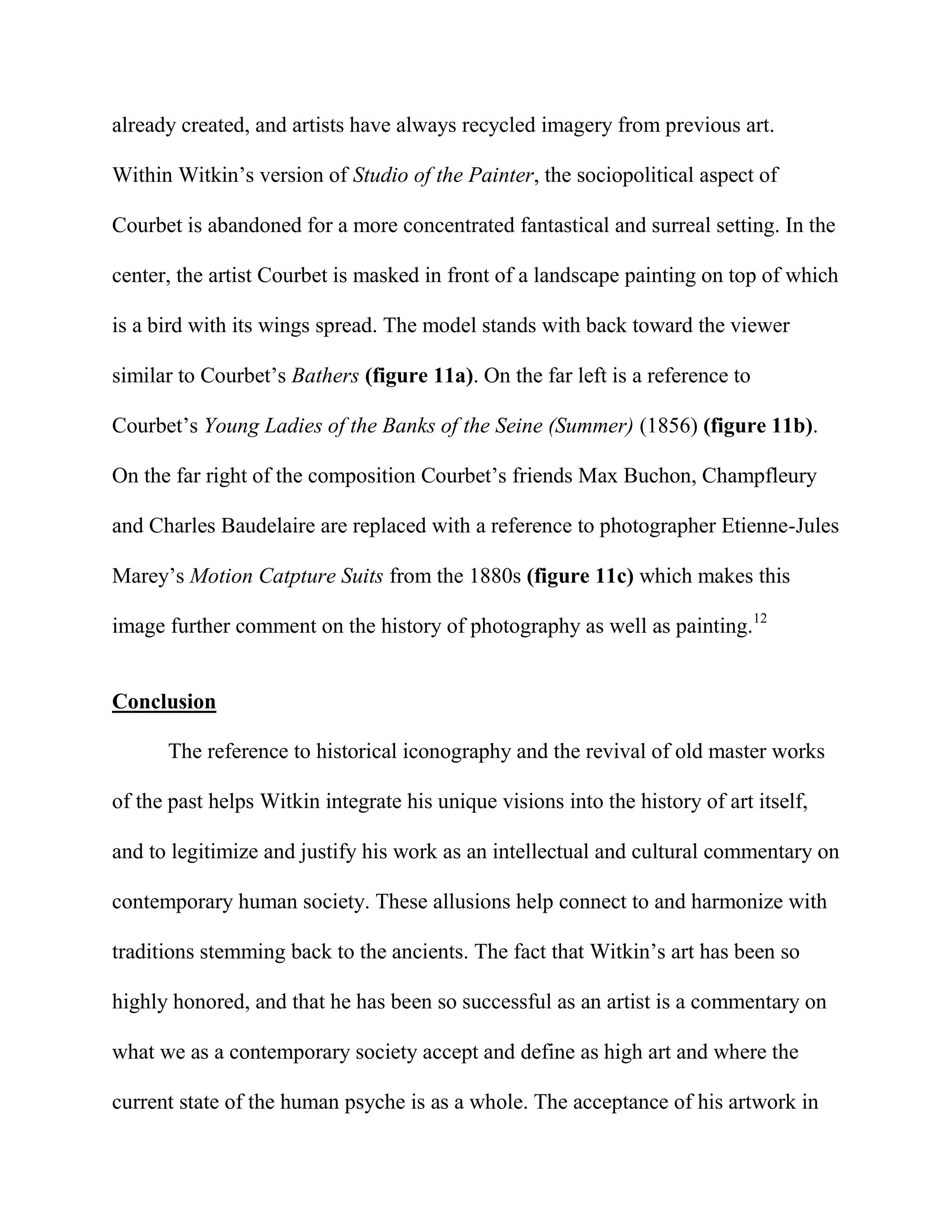 Sublimating the Tableau of Joel-Peter Witkin