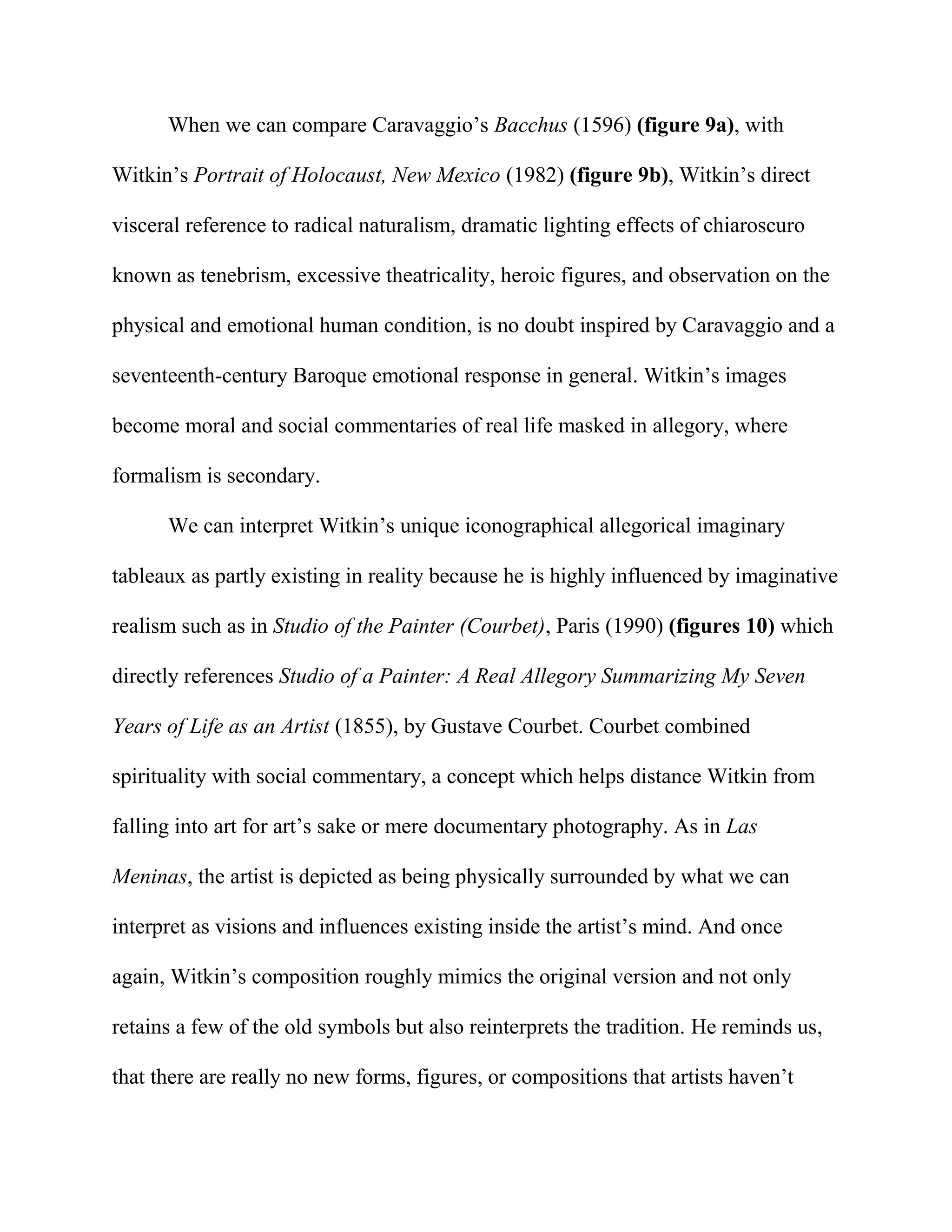 Sublimating the Tableau of Joel-Peter Witkin