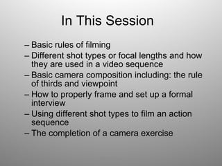 Introduction to the Camera | PPT