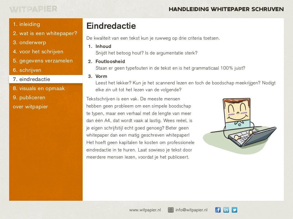 Handleiding whitepaper schrijven