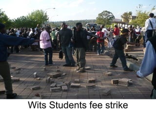 Wits Students fee strike 