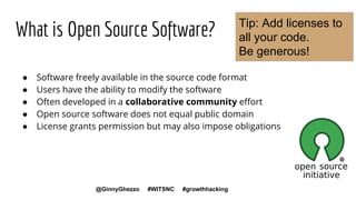 What is Open Source Software?
● Software freely available in the source code format
● Users have the ability to modify the...