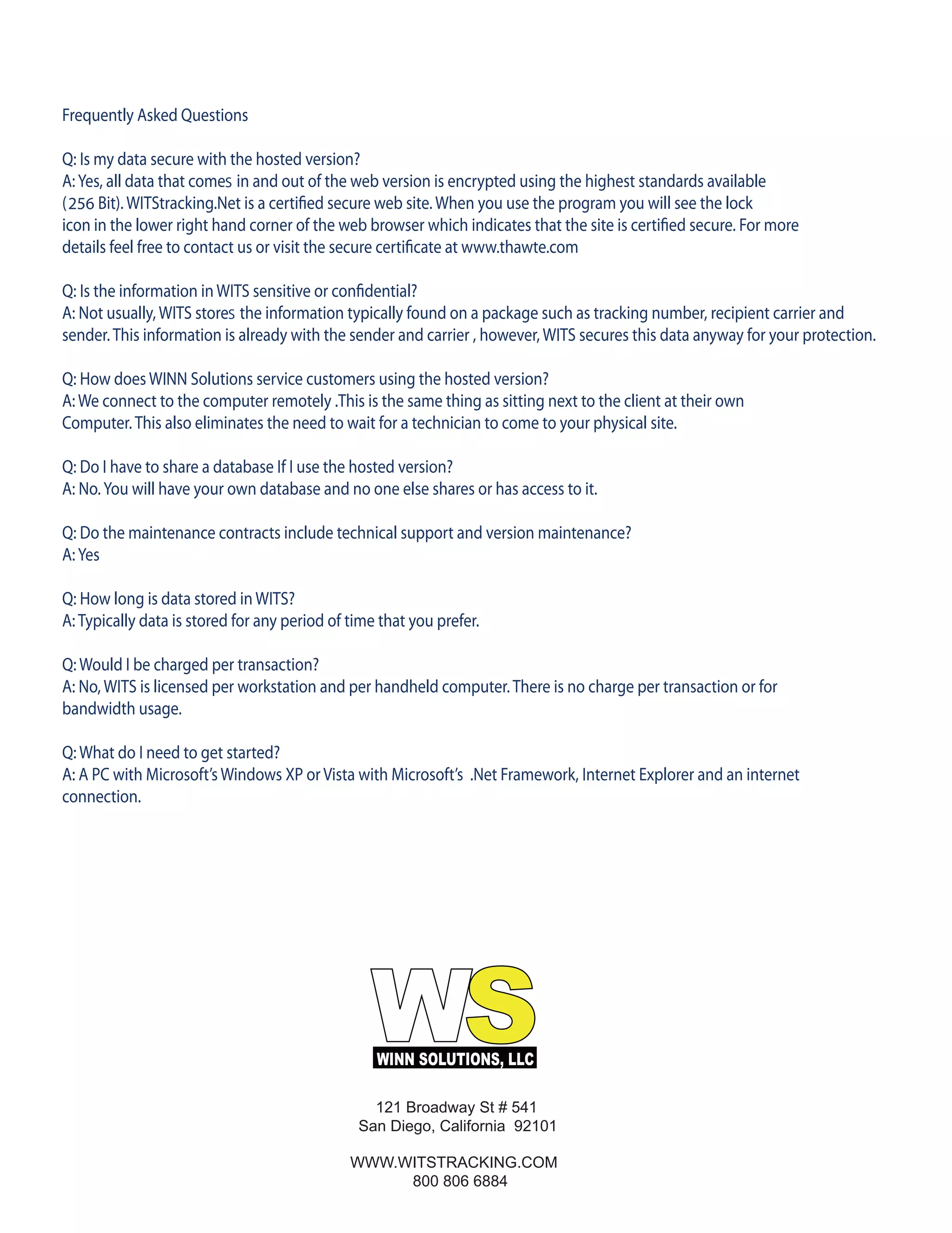 Wits Full Brochure