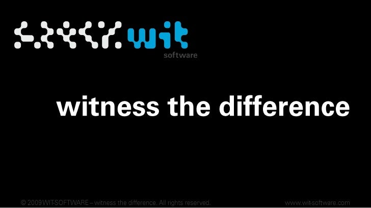 Wit Software TeDx Edges slideshare
