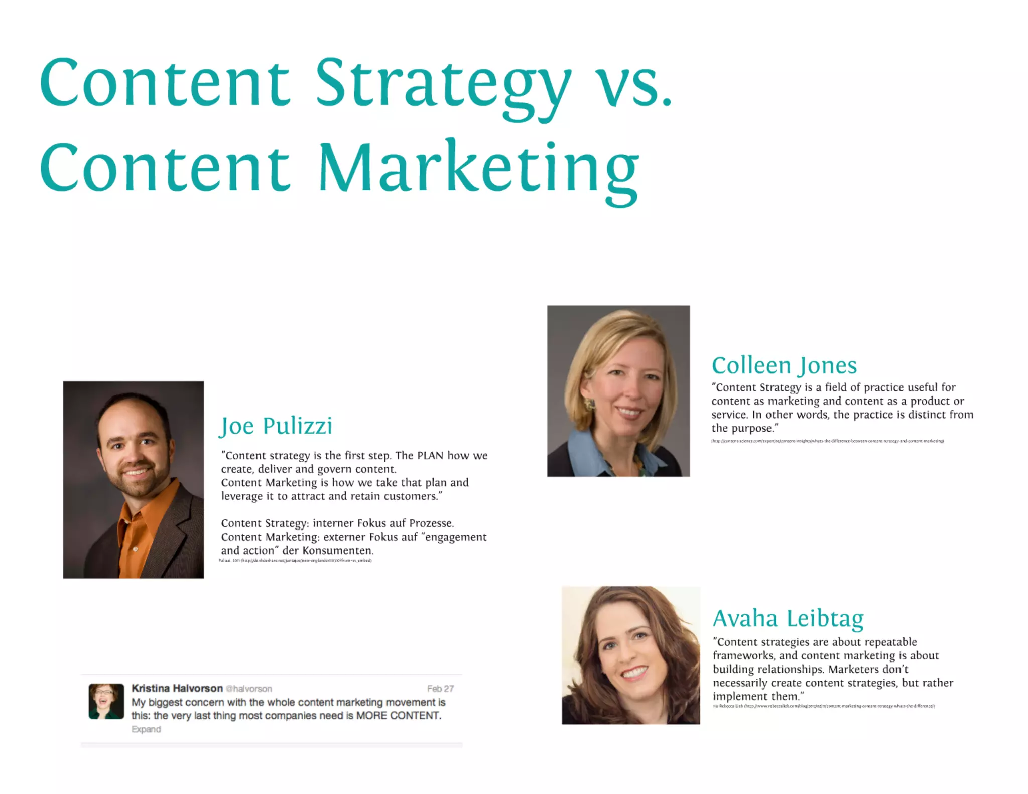 Content-Strategy 101 - Heinz Wittenbrink