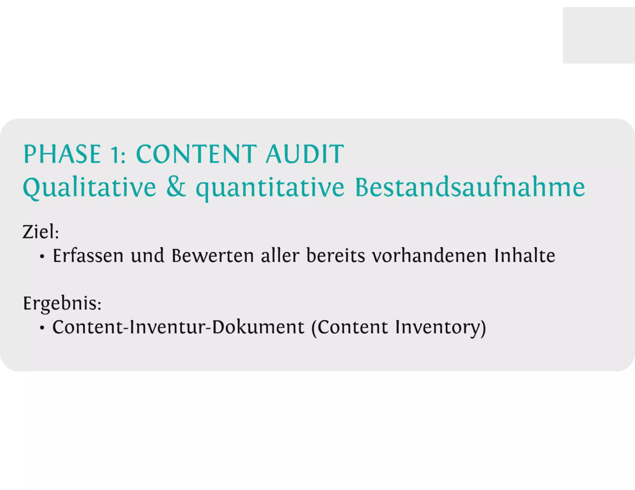 Content-Strategy 101 - Heinz Wittenbrink