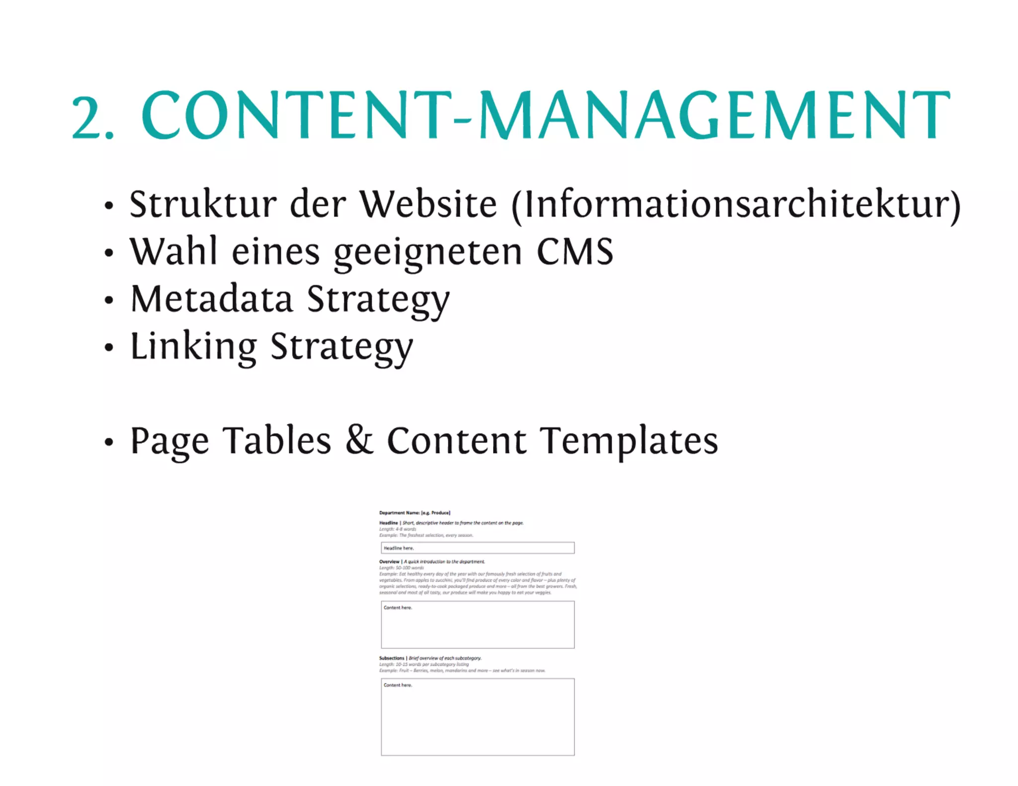 Content-Strategy 101 - Heinz Wittenbrink