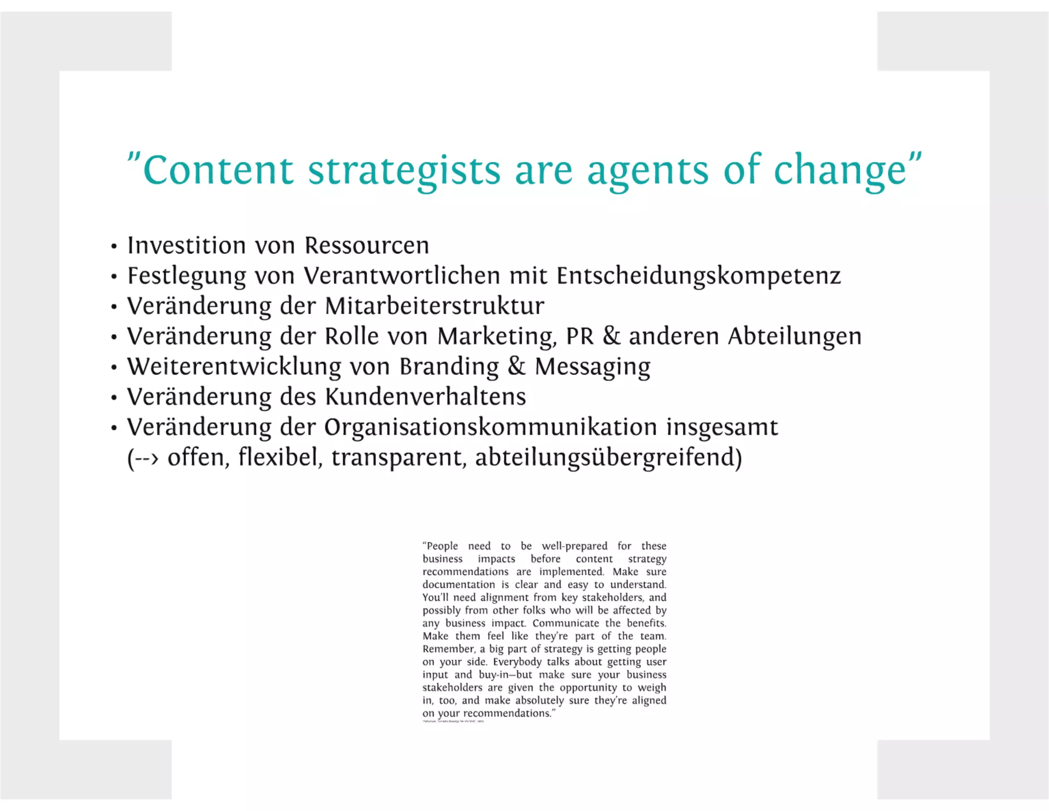 Content-Strategy 101 - Heinz Wittenbrink