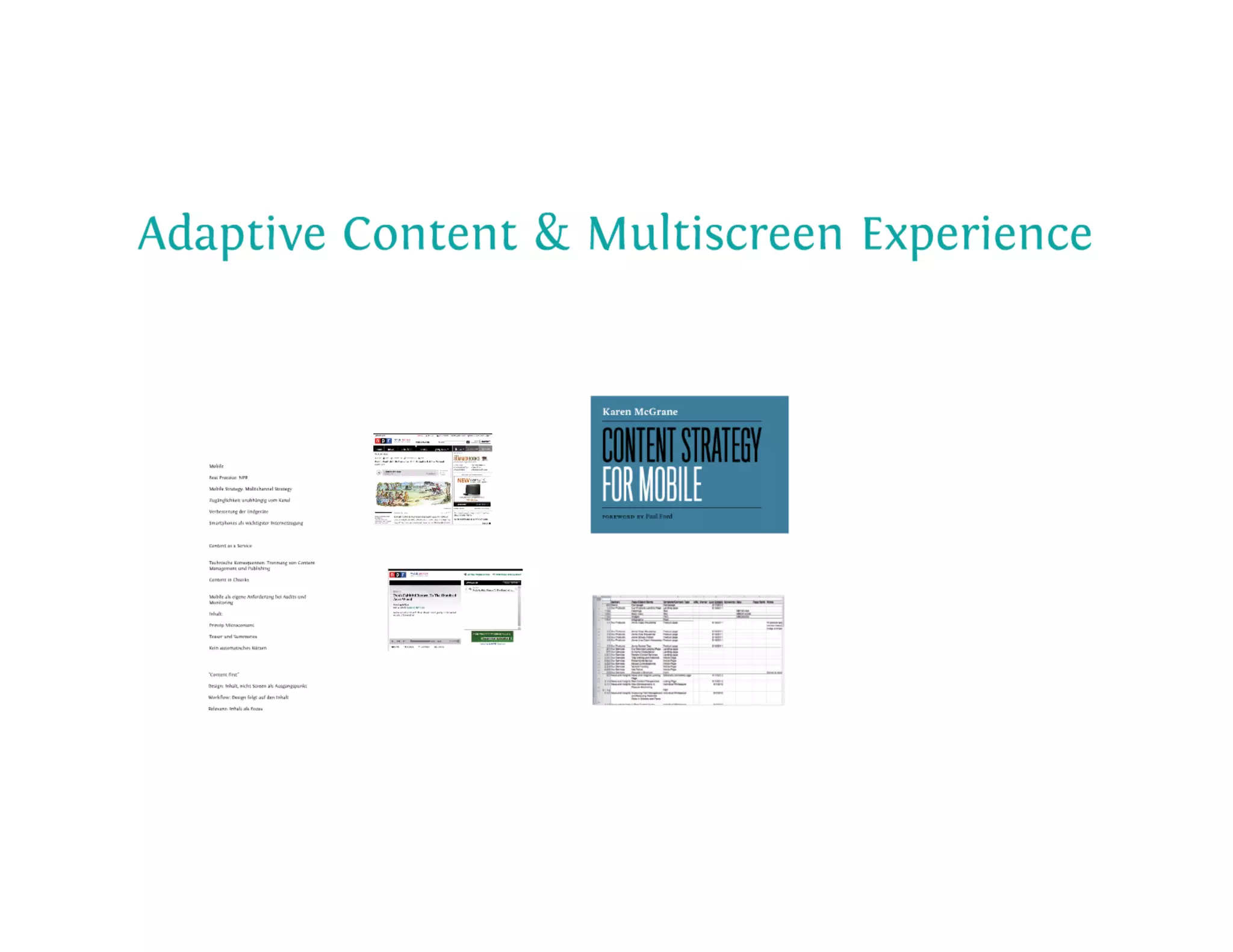 Content-Strategy 101 - Heinz Wittenbrink