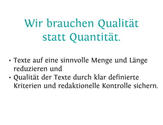 Content-Strategy 101 - Heinz Wittenbrink