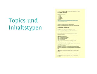 Content-Strategy 101 - Heinz Wittenbrink