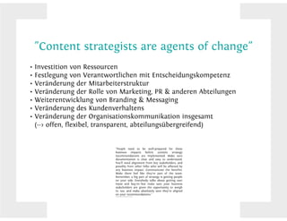 Content-Strategy 101 - Heinz Wittenbrink