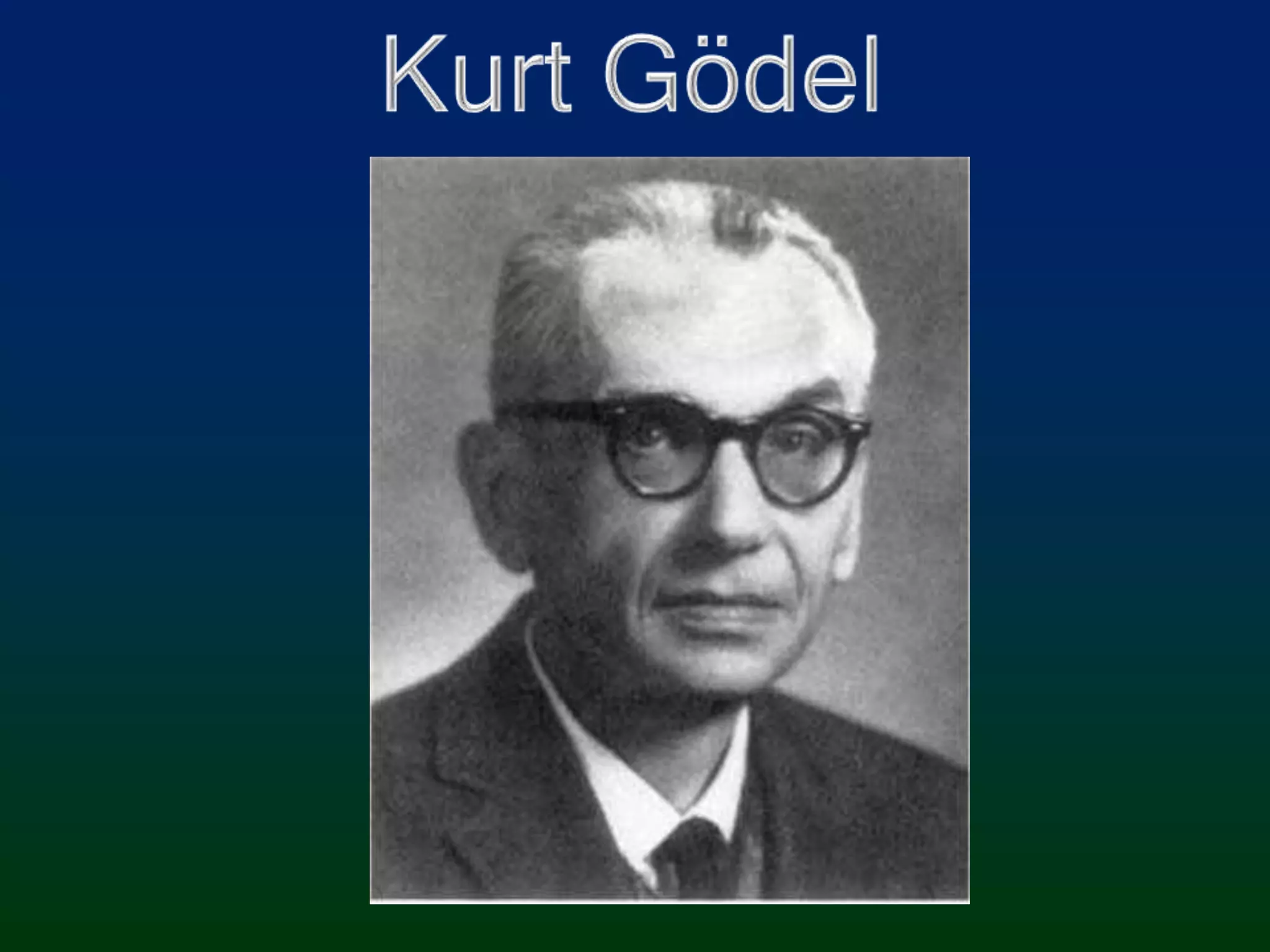 Kurt Gödel