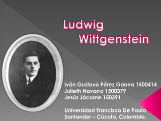 Iván Gustavo Pérez Gaona 1500414
Julieth Navarro 1500379
Jesús Jácome 150391

Universidad Francisco De Paula
Santander – Cúcuta, Colombia.
 