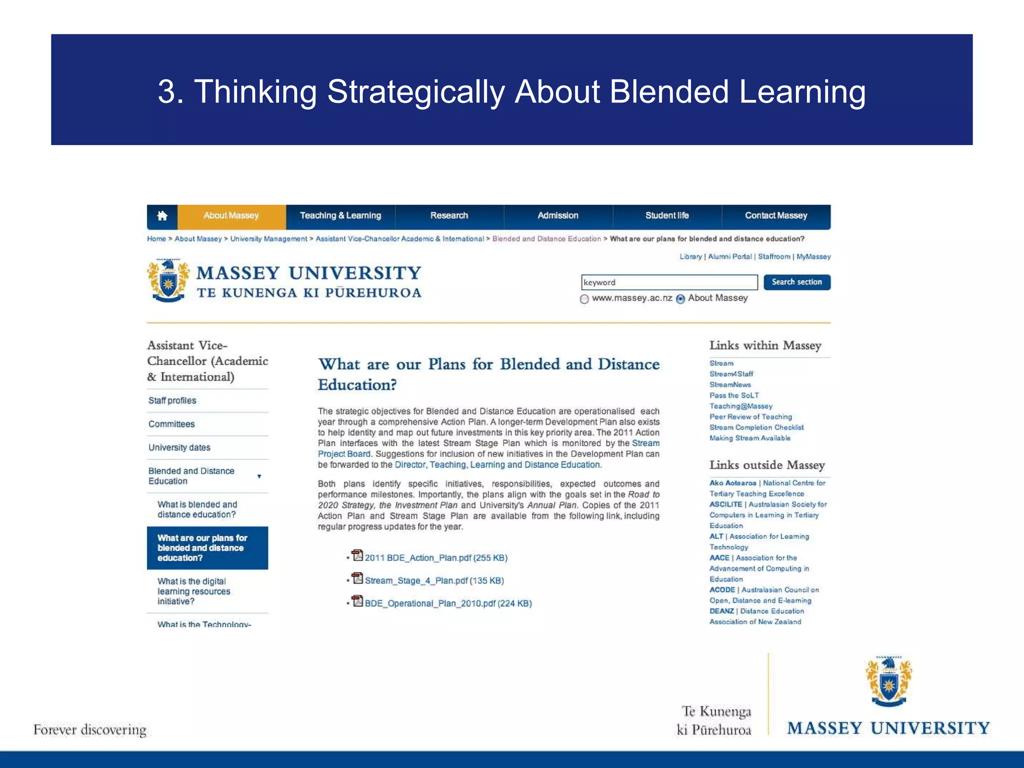 3. Thinking Strategically About Blended Learning 