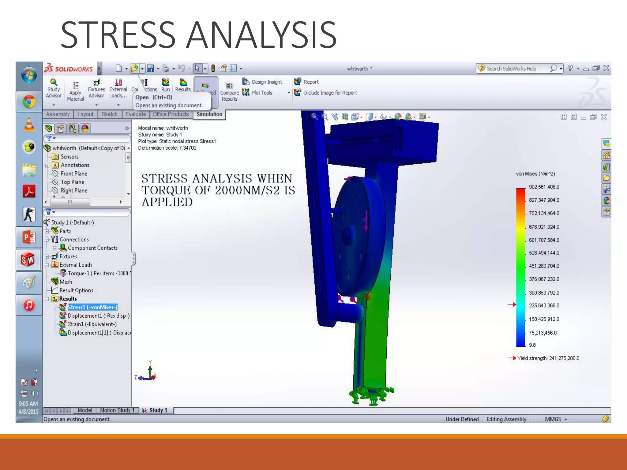 STRESS ANALYSIS
 