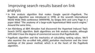 INFORMATION RETRIEVAL IN WEB INTELLIGENCE | PPTX