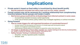 Institutional and Governance Innovation in Thailand’s Food System: The Role of the Private Sector in Food Safety 
