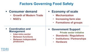 Institutional and Governance Innovation in Thailand’s Food System: The Role of the Private Sector in Food Safety 