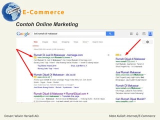 E-Commerce 
Contoh Online Marketing 
Dosen: Wiwin Heriadi AD. Mata Kuliah: Internet/E-Commerce 
 