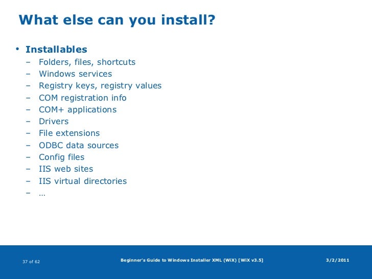 what is windows installer