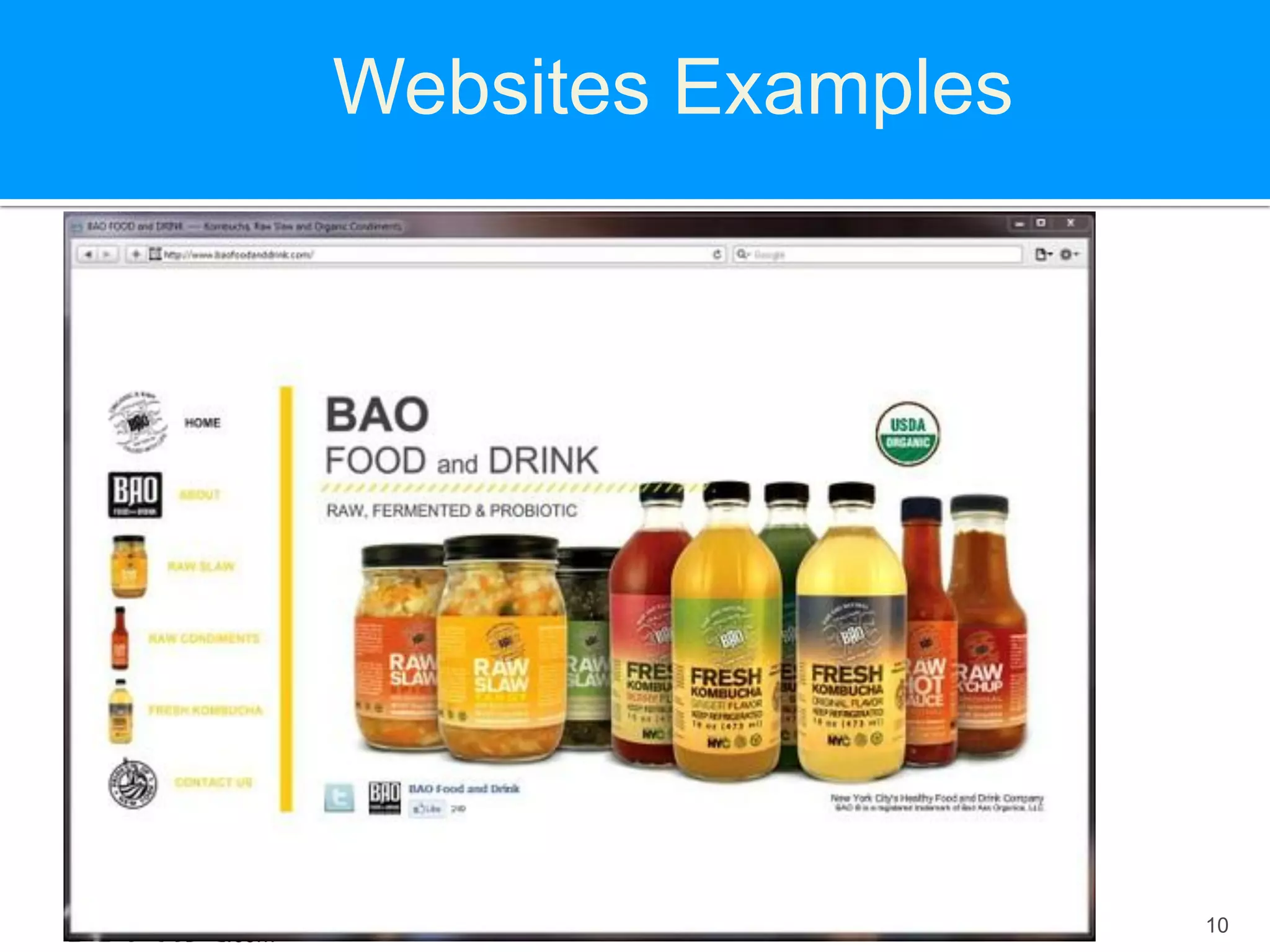Websites Examples




                    10
 