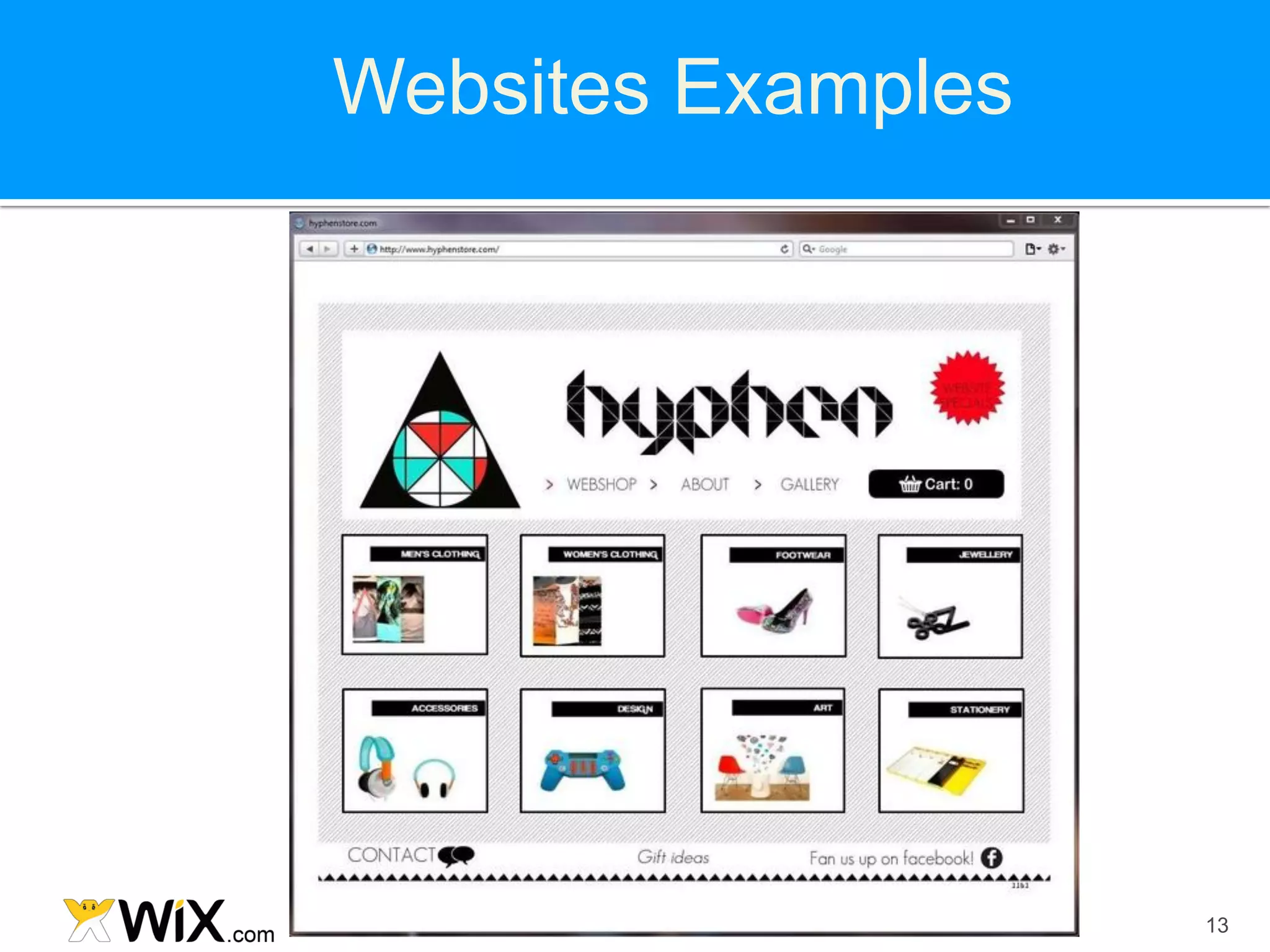 Websites Examples




                    13
 