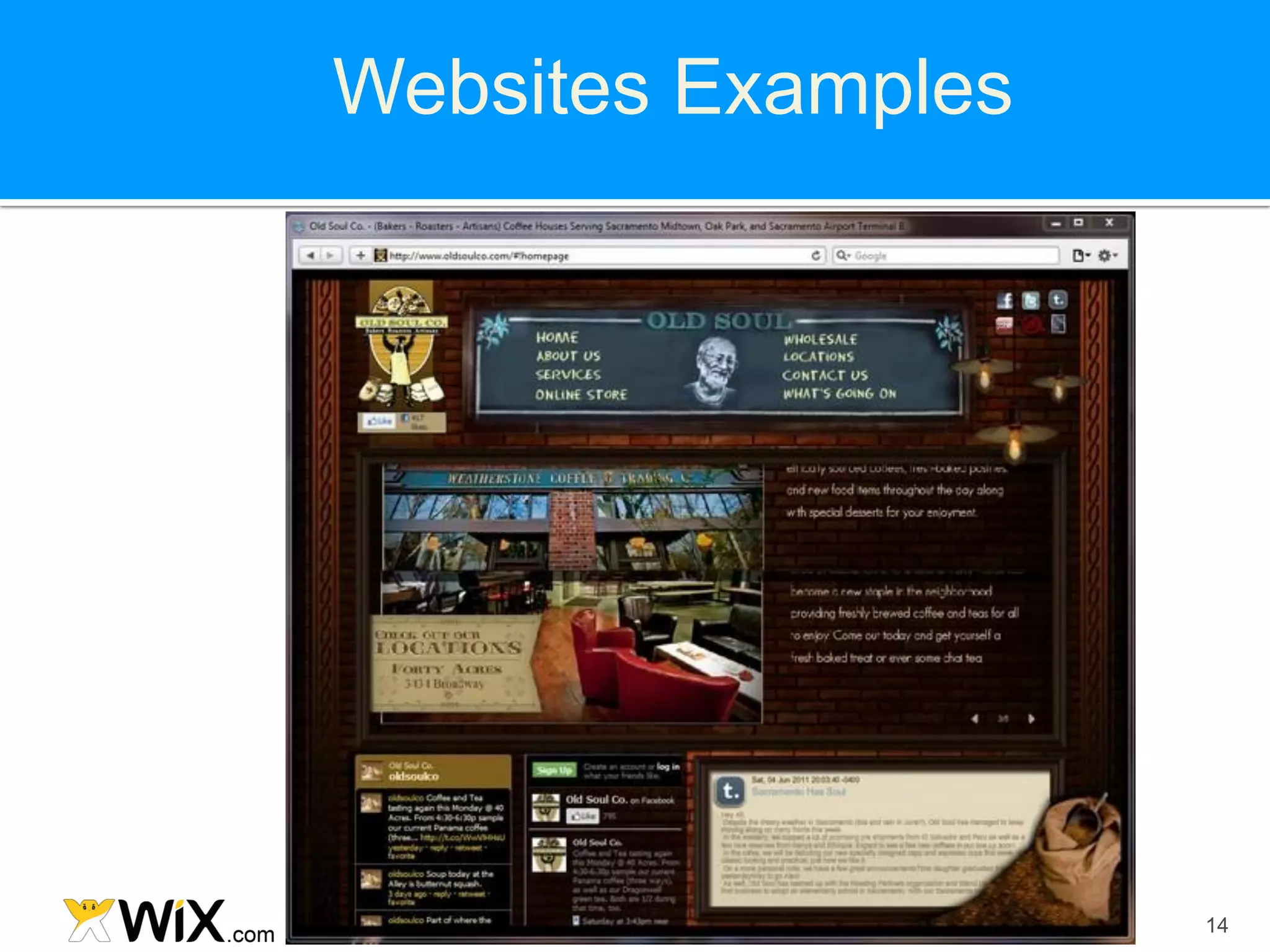 Websites Examples




                    14
 