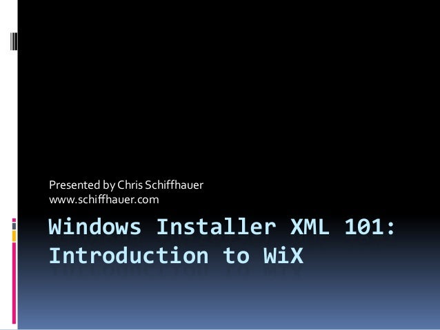 what is windows installer