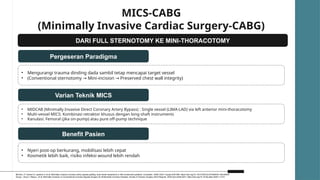 Evolusi dan Teknik Operasi CABG: Dari Konvensional hingga Minimally ...