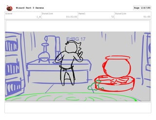 Scene
1_A
Duration
01:32:01
Panel
72
Duration
01:00
Wizard Part 3 Serena Page 114/186
 