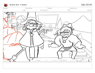 Scene
1_A
Duration
01:32:01
Panel
98
Duration
00:06
Wizard Part 3 Serena Page 140/186
 