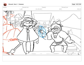 Scene
1_A
Duration
01:32:01
Panel
101
Duration
00:10
Wizard Part 3 Serena Page 143/186
 