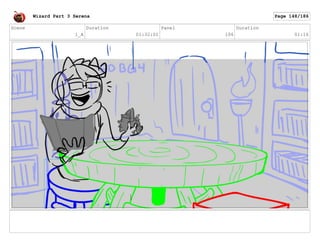 Scene
1_A
Duration
01:32:01
Panel
106
Duration
01:16
Wizard Part 3 Serena Page 148/186
 