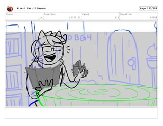 Scene
1_A
Duration
01:32:01
Panel
111
Duration
00:04
Wizard Part 3 Serena Page 153/186
 