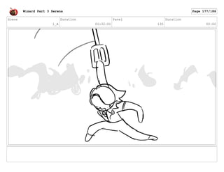 Scene
1_A
Duration
01:32:01
Panel
135
Duration
00:02
Wizard Part 3 Serena Page 177/186
 