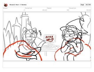 Scene
1
Duration
24:12
Panel
26
Duration
00:28
Wizard Part 3 Serena Page 26/186
 