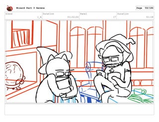 Scene
1_A
Duration
01:32:01
Panel
17
Duration
01:18
Wizard Part 3 Serena Page 59/186
 