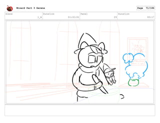 Scene
1_A
Duration
01:32:01
Panel
29
Duration
00:17
Wizard Part 3 Serena Page 71/186
 