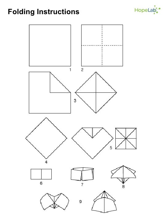 wizbiz fortune teller how to folding story template