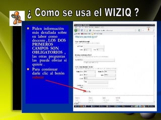 ¿ Como se usa el WIZIQ ? 