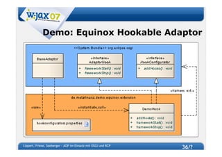 W-JAX 07 - AOP im Einsatz mit OSGi und RCP