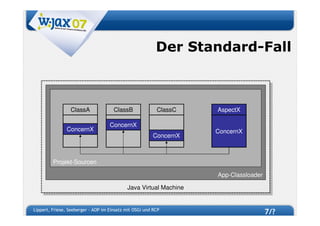 W-JAX 07 - AOP im Einsatz mit OSGi und RCP